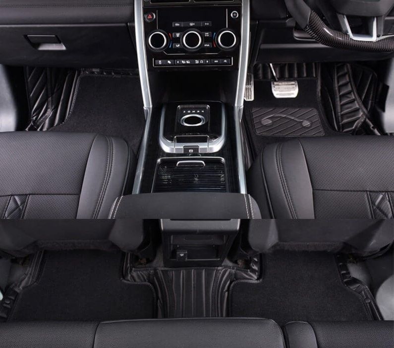 7D Carbon Fiber Style Custom Fitted Car Mats For Audi A4